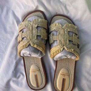 Sam Edelman Women's size 6 straw sandals